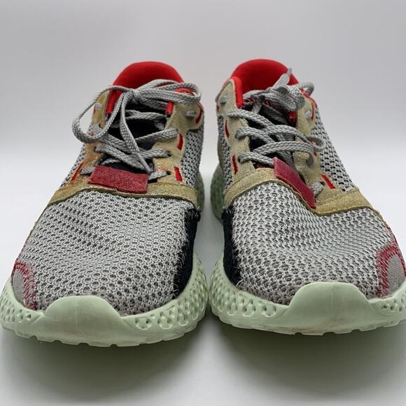 Steve Madden Run Mesh Lace-up Trainers Shoes in Grey Multi Size 8 - Picture 3 of 11